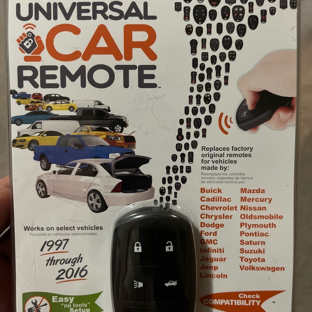 Universal Car Remote - Black